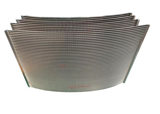 2.0mm Slot Length 1m Water Filter Screen For Pressure Curved Sieve